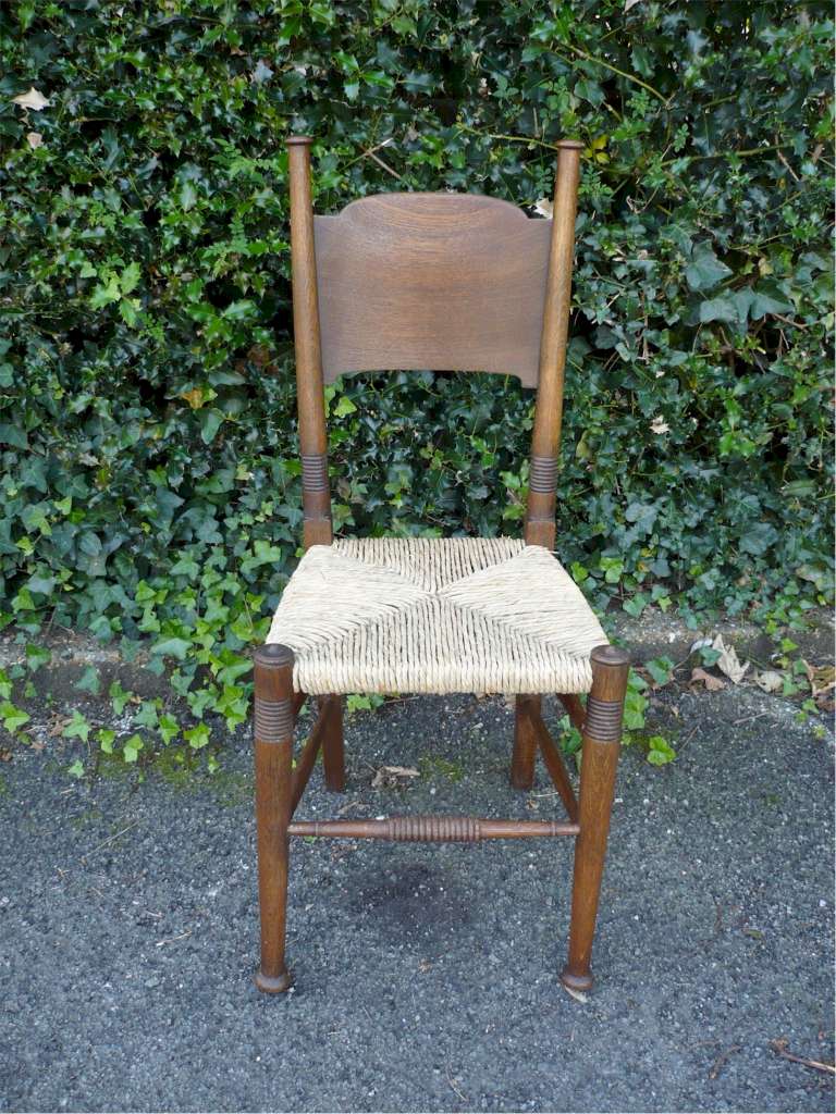 Set of 8 William Birch chairs in oak
