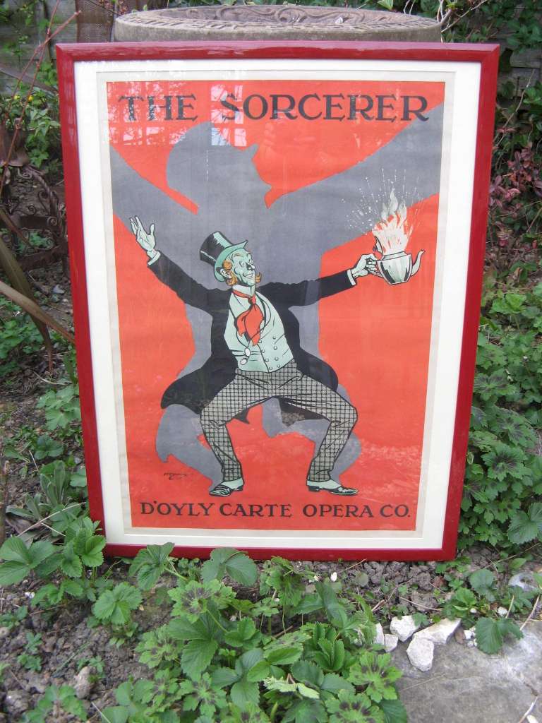 D'oyly Carte opera co framed poster 
