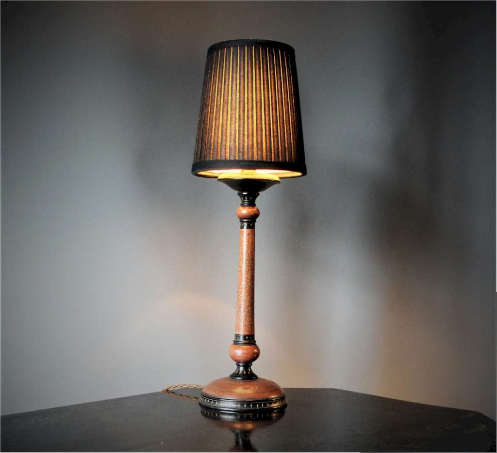 Aesthetic movement table lamp