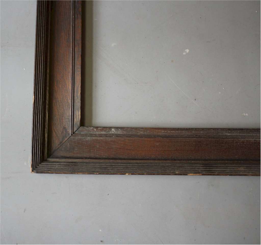 Oak Edwardian picture-frame