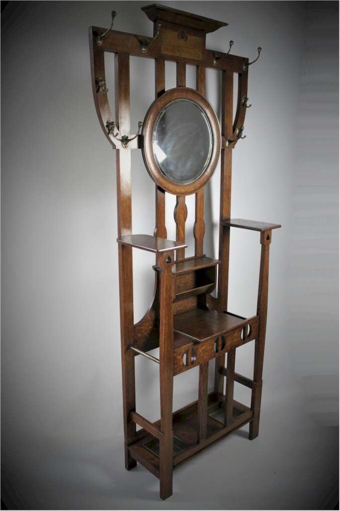 Arts and Crafts Hallstand by Shapland and Petter