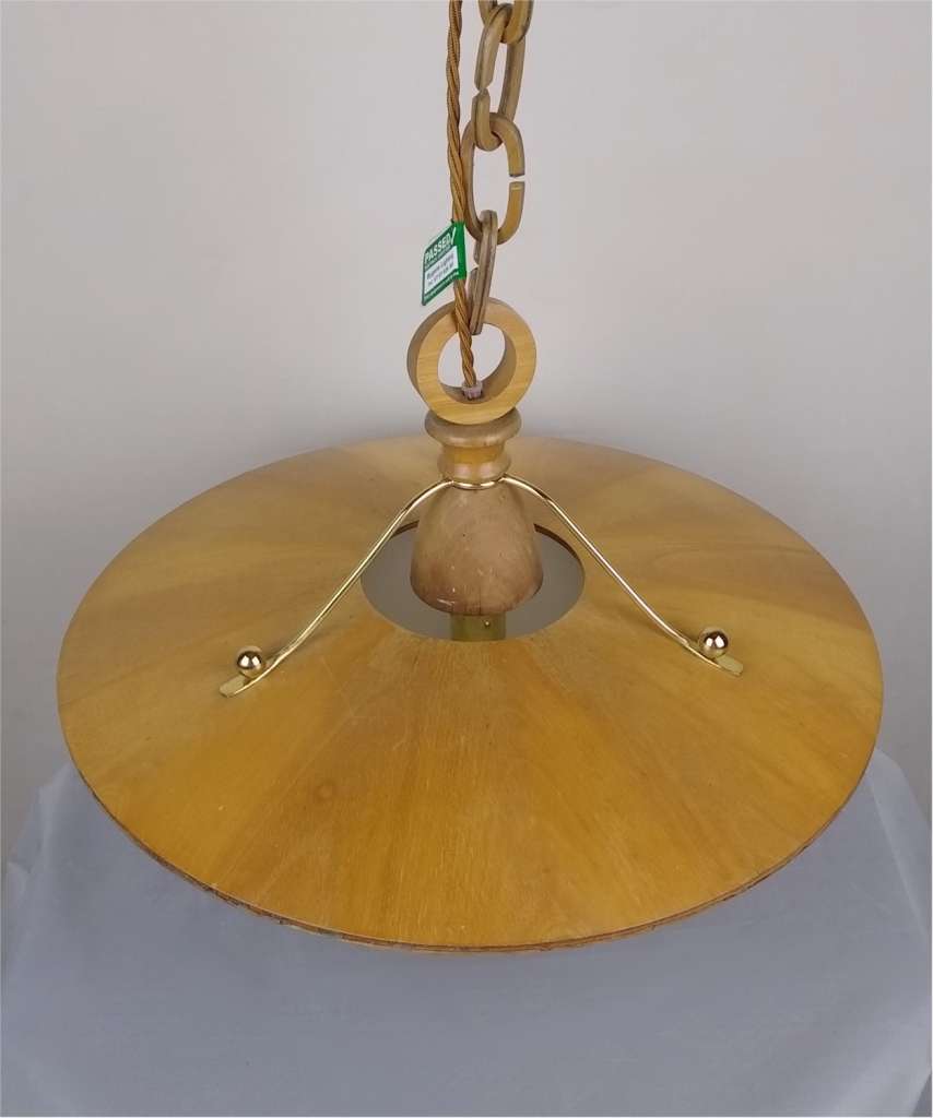 Stylish Mid Century ceiling lamp in sycamore