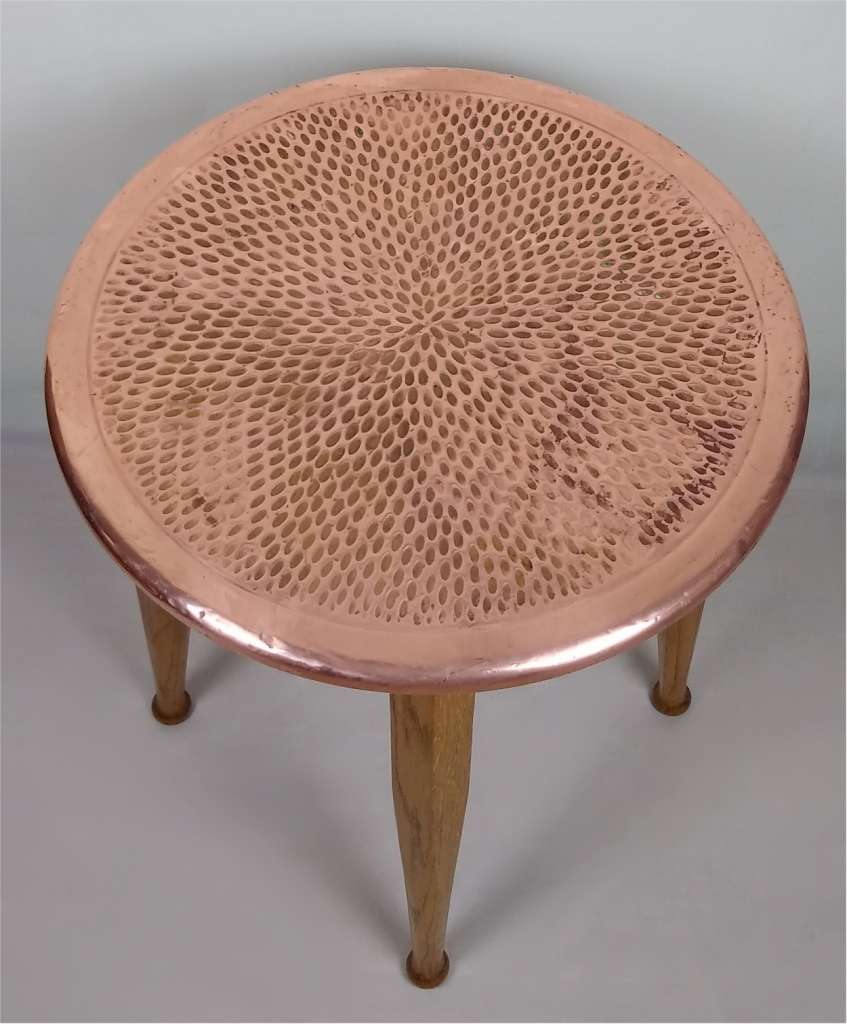 Arts and crafts occ table with copper top