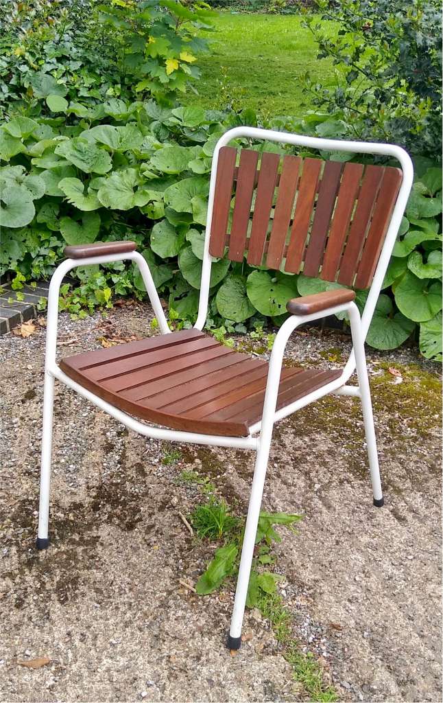 Mid Century Danish garden chair in teak