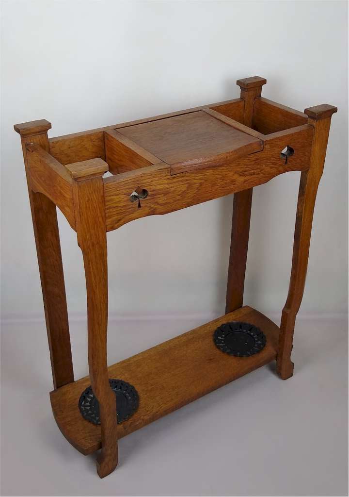 Arts and crafts hall table / umbrella stand