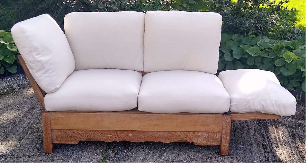Weathered oak sofa bed for Heals