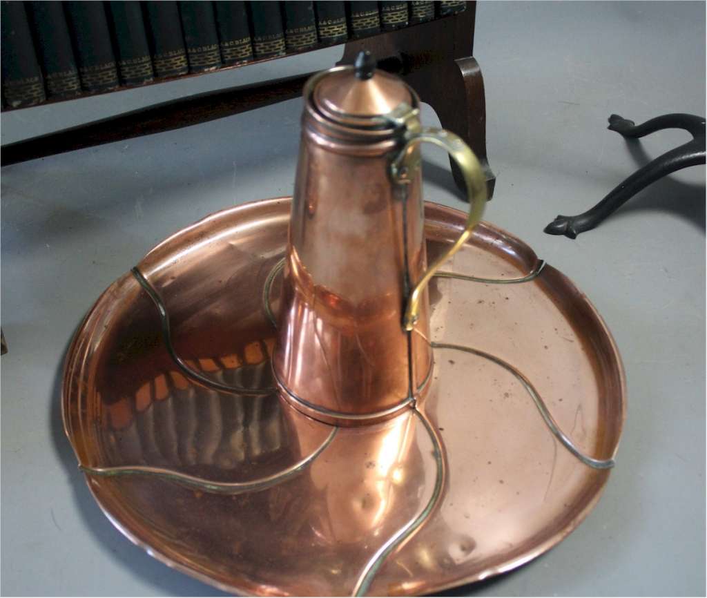 Benson: Copper and ebony jacketted vessel