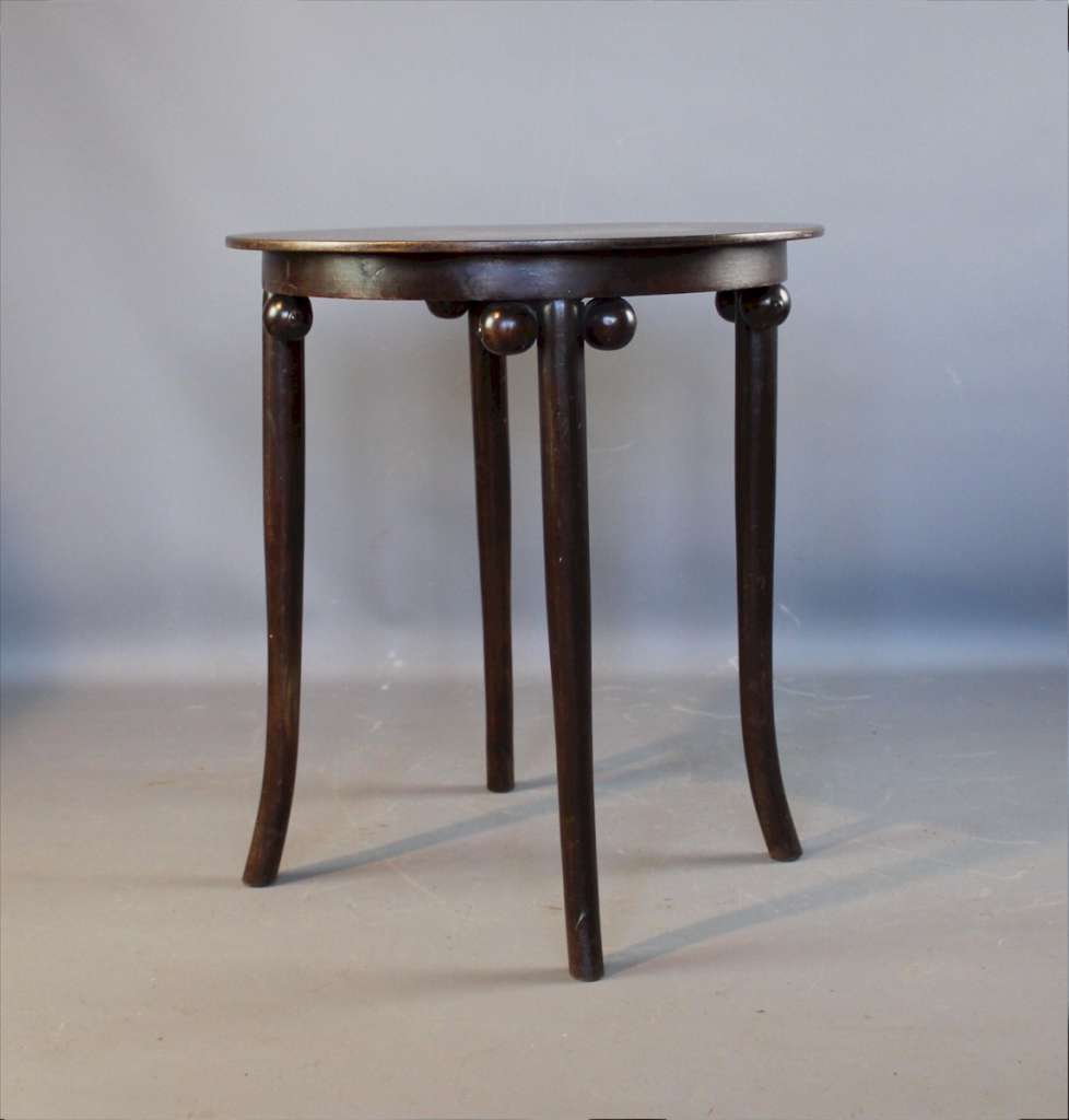 Bentwood table after Hoffmann c1910