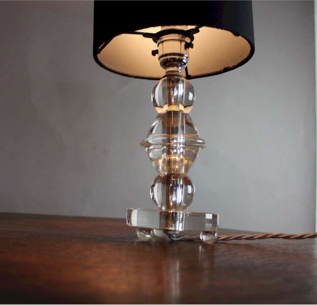 French Chrystal table lamp