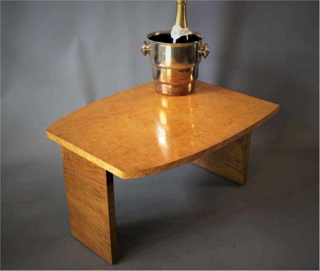Art Deco Maple coffee table