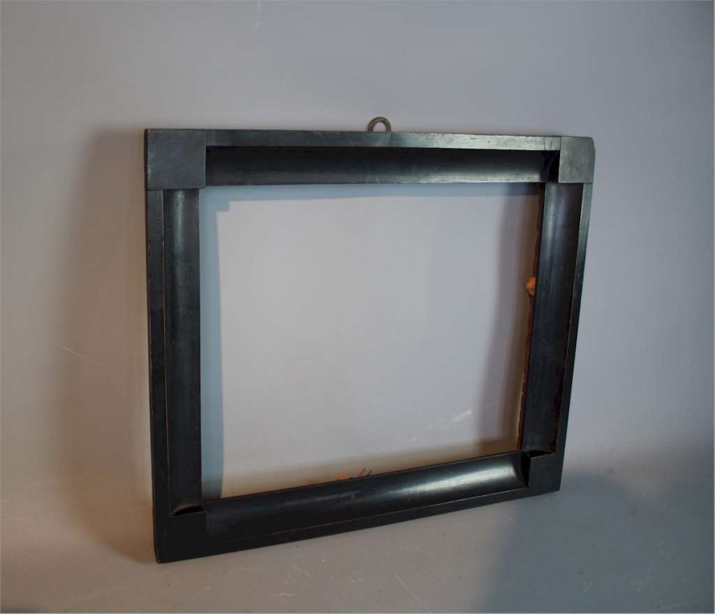 Victorian Ebonised wooden picture frame
