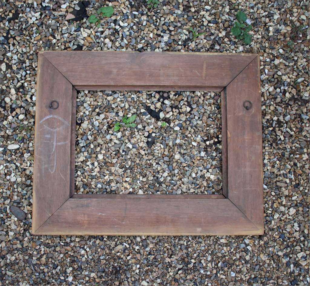 Victorian gilt oak frame