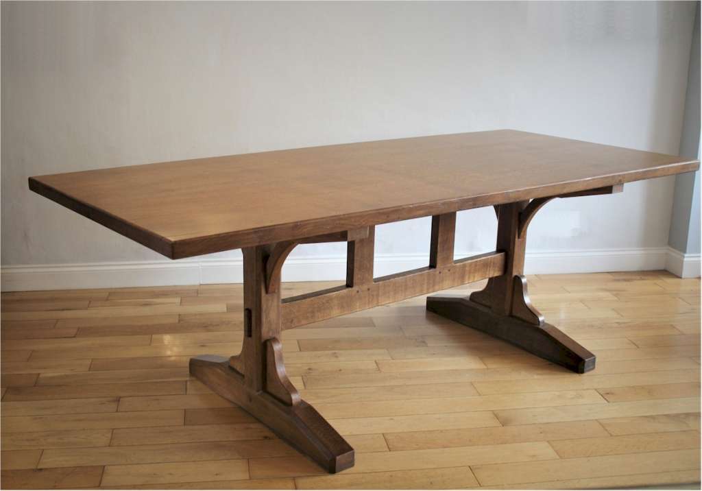 Cotswold School oak refectory table