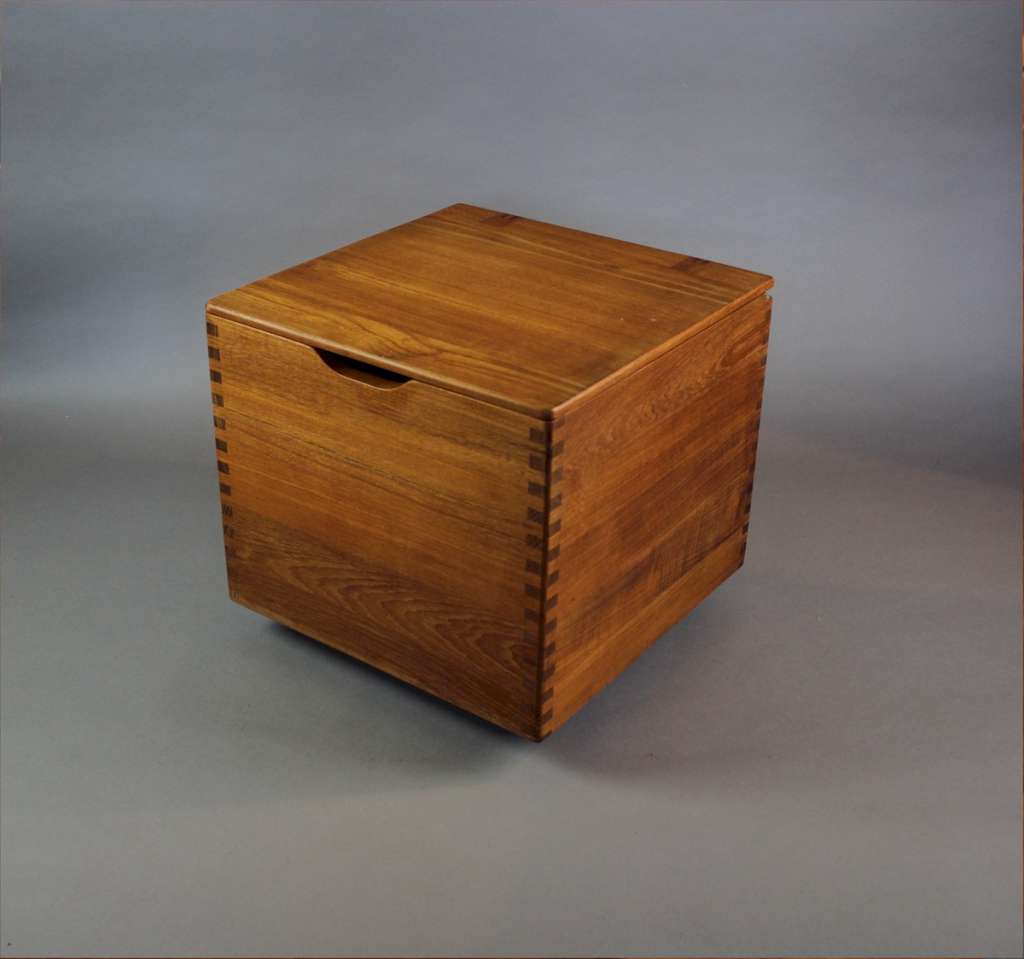 Danish teak mid century storage box by Salin Mobler
