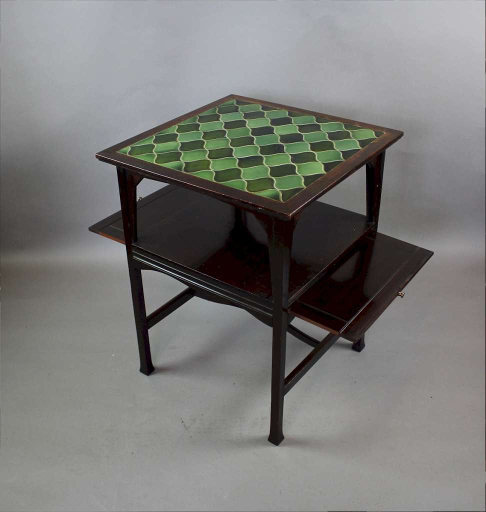 Shapland and Petter tiled top occasional table