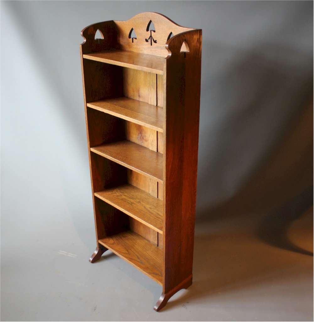 Arts and crafts open bookcase