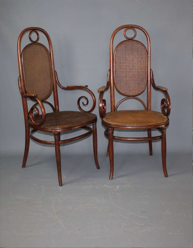 Pair of Thonet carver chairs