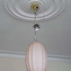 Art Deco glass ceiling light