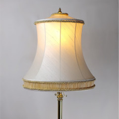 Striking arts and crafts adjustable standard lamp