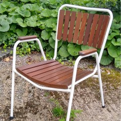 Mid Century Danish garden chair in teak