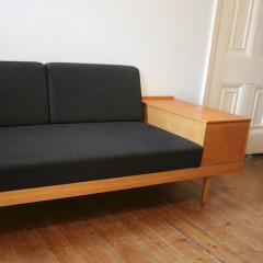 Mid-Century sofabed Teak frame in the manner of Ingmar Relling For Ekornes