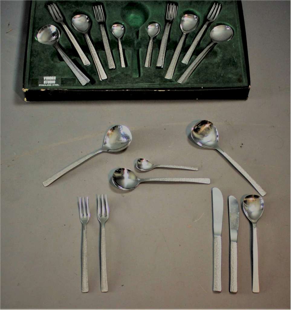 Gerald Benney for Viners Studio canteen of cutlery