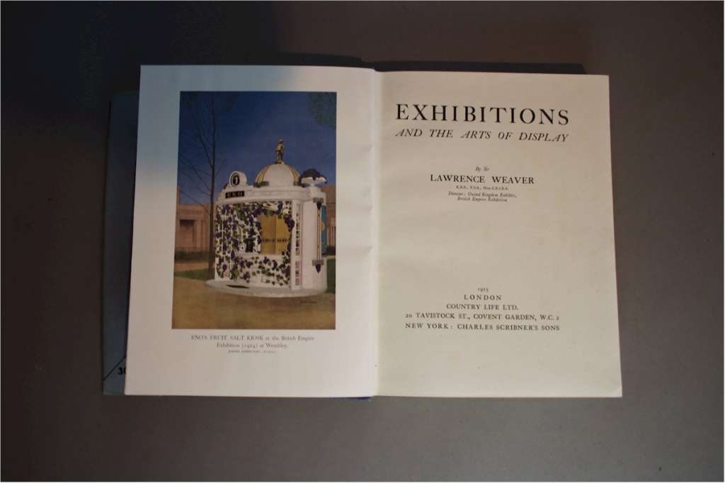 Book: Exhibitions & Art of display, by Sir Lawrence Weaver