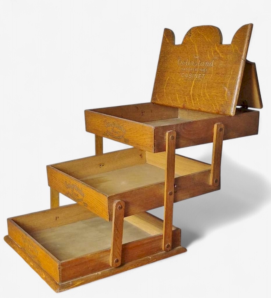 Expanding handkerchief cabinet ' Colorstand'