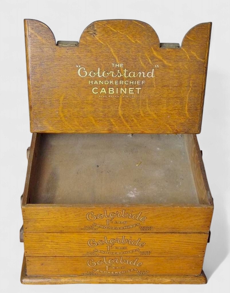 Expanding handkerchief cabinet ' Colorstand'