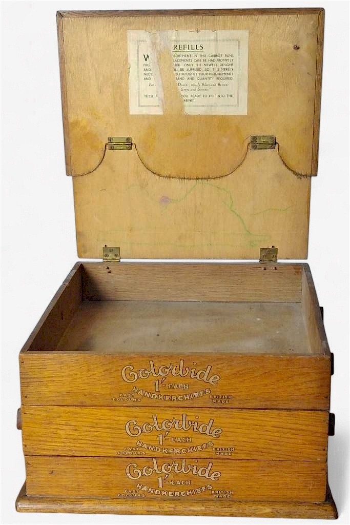 Expanding handkerchief cabinet ' Colorstand'