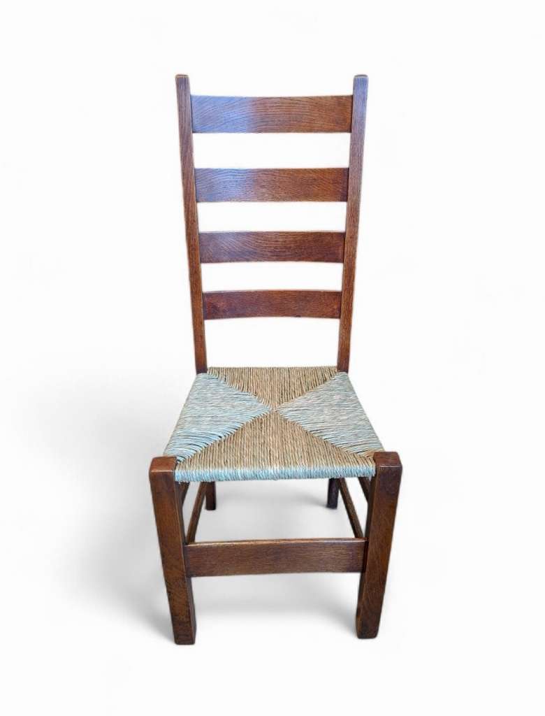 Ambrose Heal 4 Letchworth chairs in oak