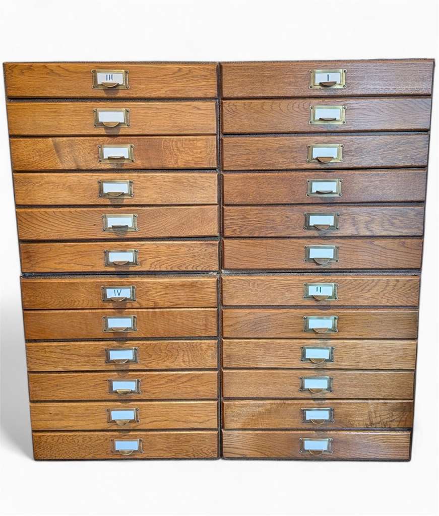 Tabletop filing cabinet No 2 holds A4 paper