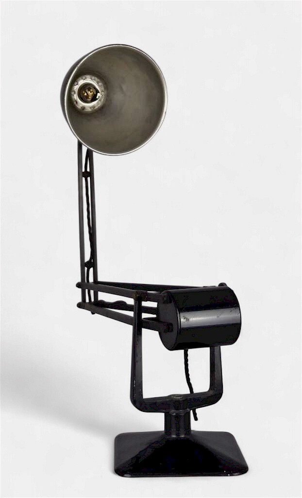 Hadrill and Horstmann anglepoise lamp in black