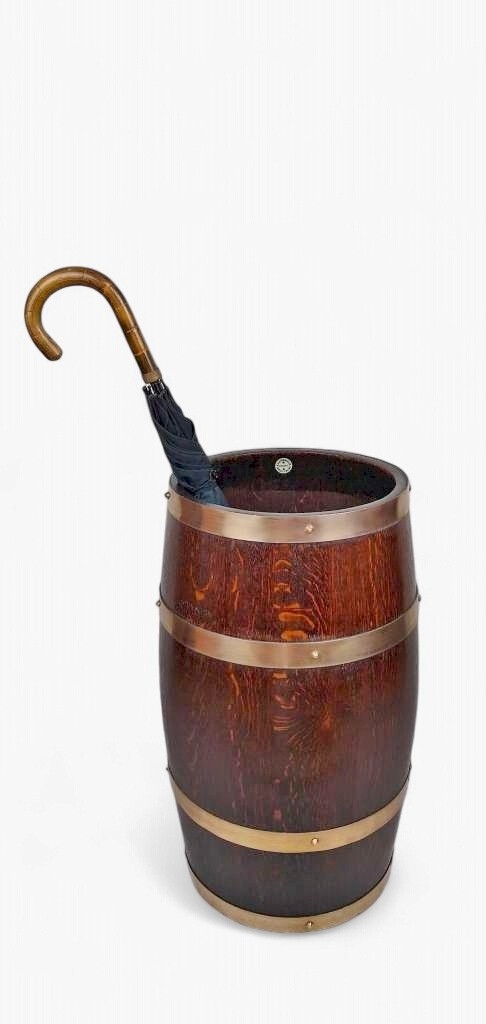 Substantial umbrella stand by R A Lister of Dursley