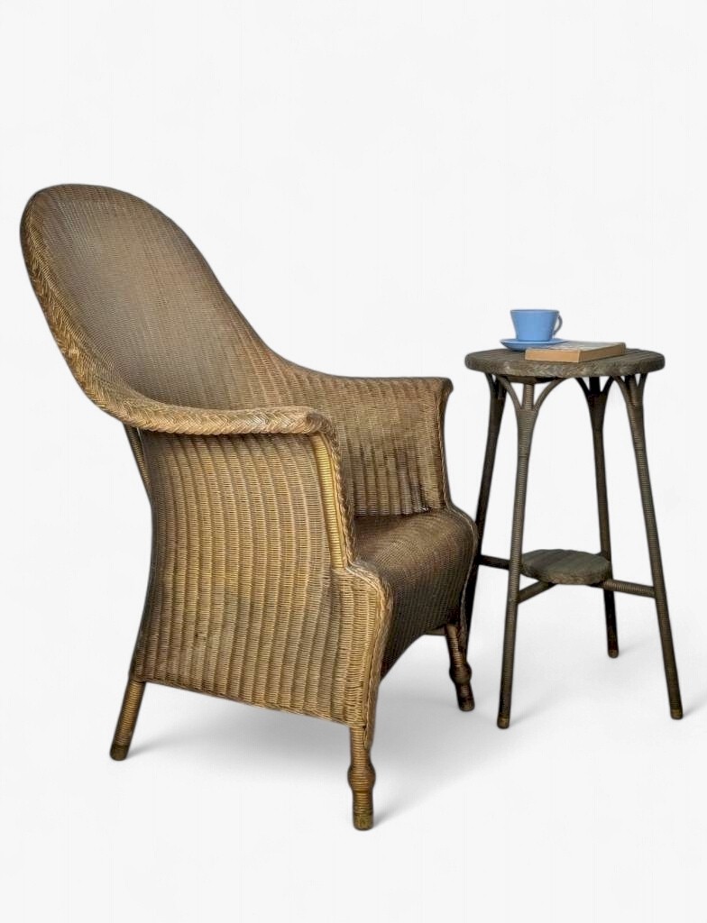 Large 1930's Lloyd Loom armchair