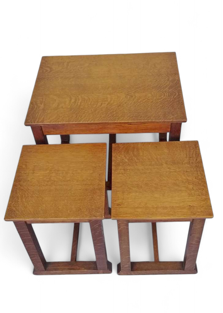 Arts and crafts nest in golden oak