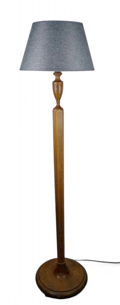  Heals standard lamp in weathered oak