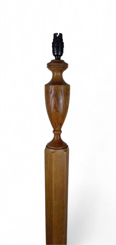  Heals standard lamp in weathered oak