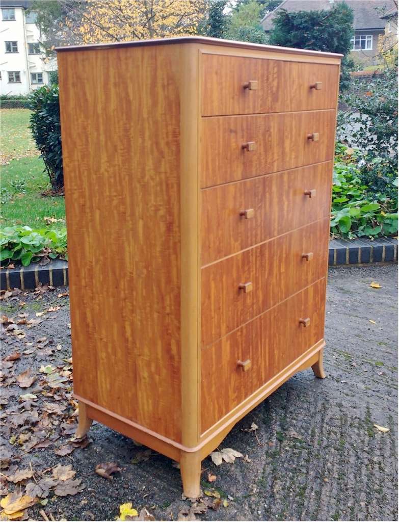 Heal & Son Mid Century chest in Peroba wood