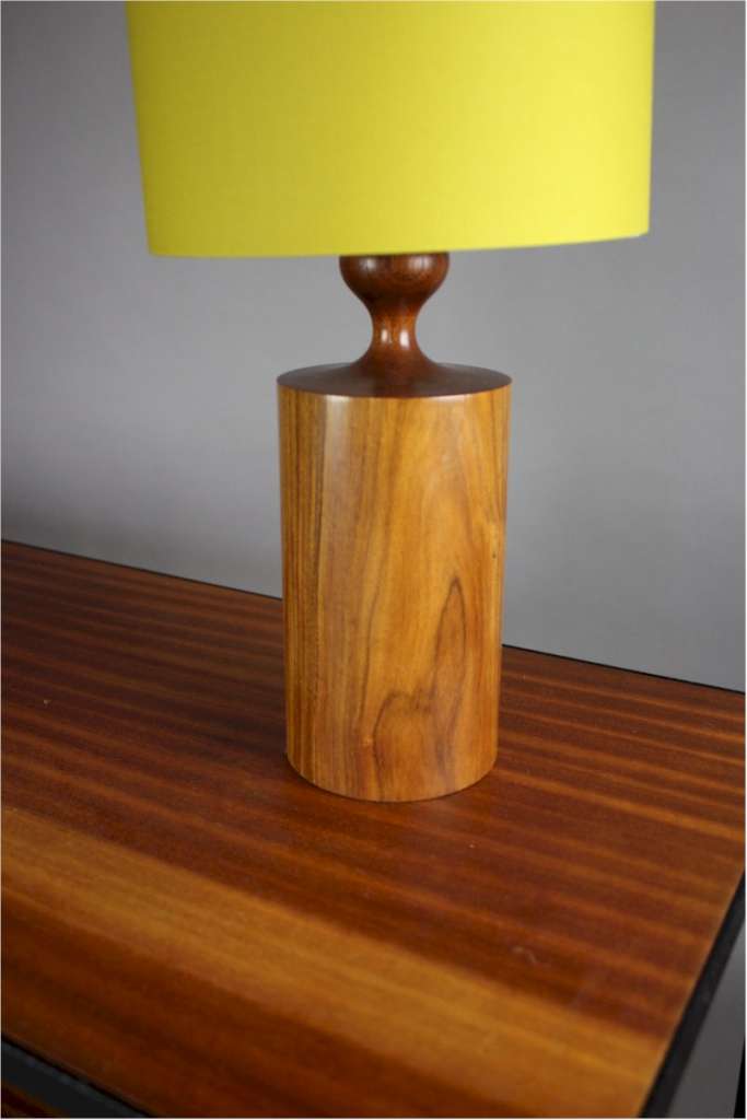 Mid-century rosewood table lamp c1950's