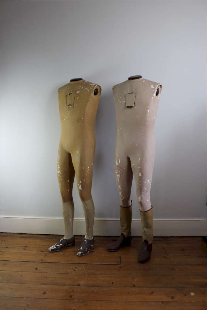 Pair of French 1920's shop mannequin by Siegel