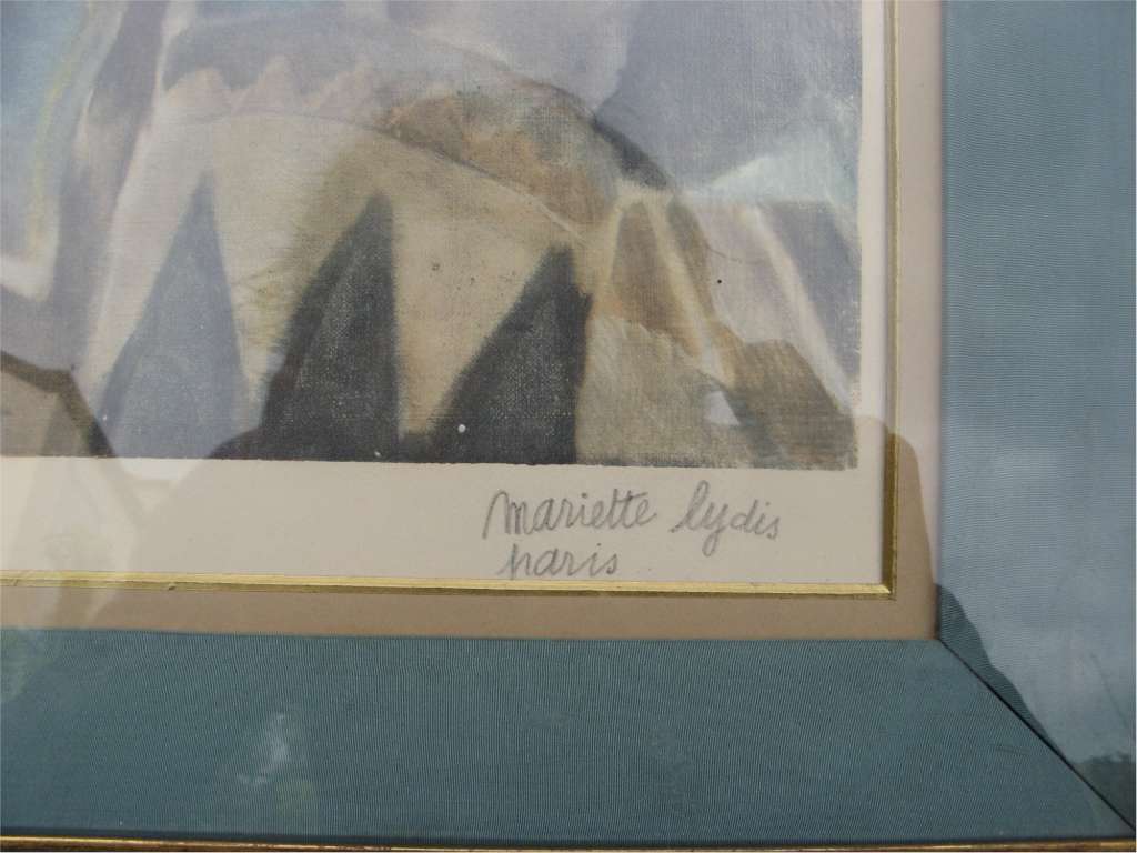 Mariette Lydis 1890-1970, Paris. Le Tambour Framed photogravure