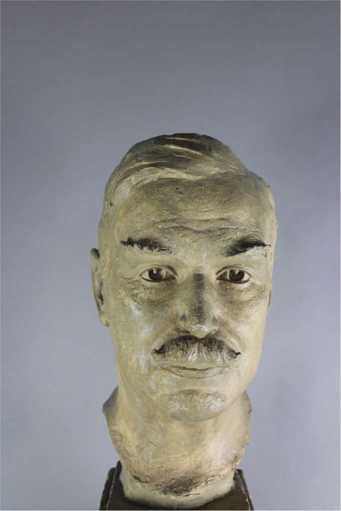 Frederick .W. George 1889-1971 plaster bust