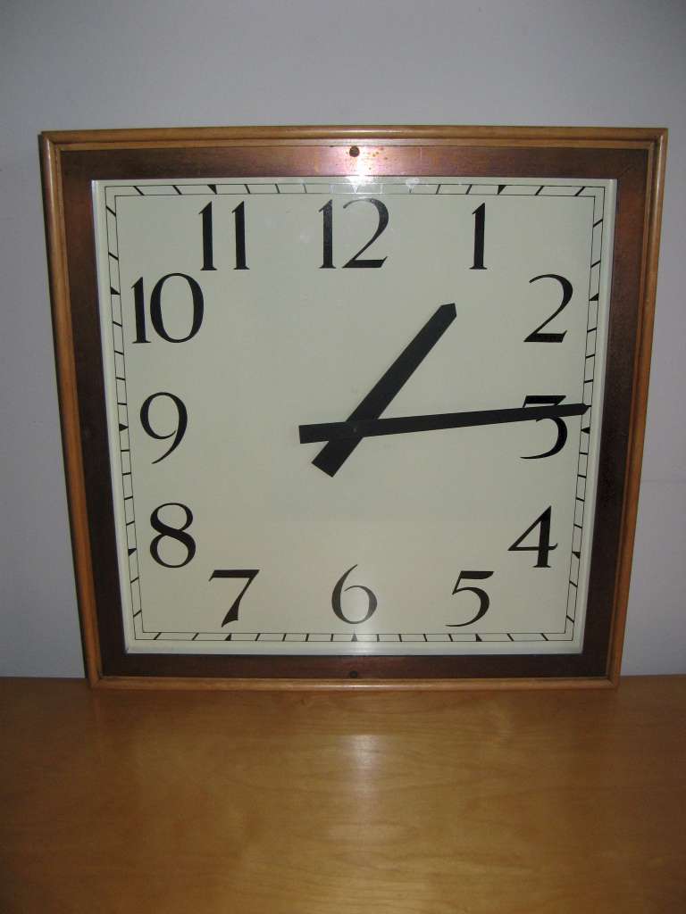 Large Art Deco wall clock