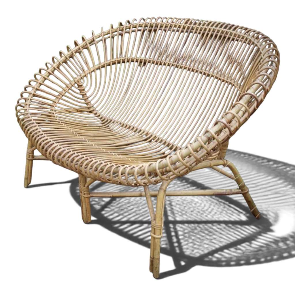 Franco Albini mid century wicker sofa.