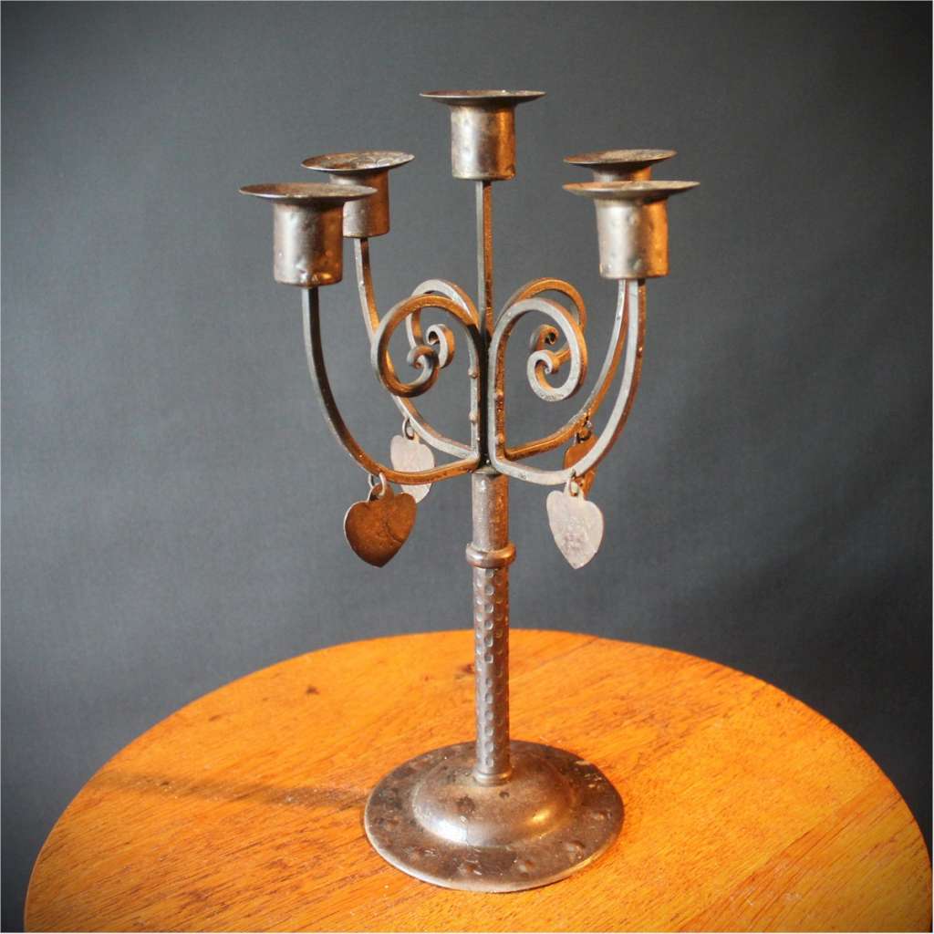  Goberg arts and crafts candelabra