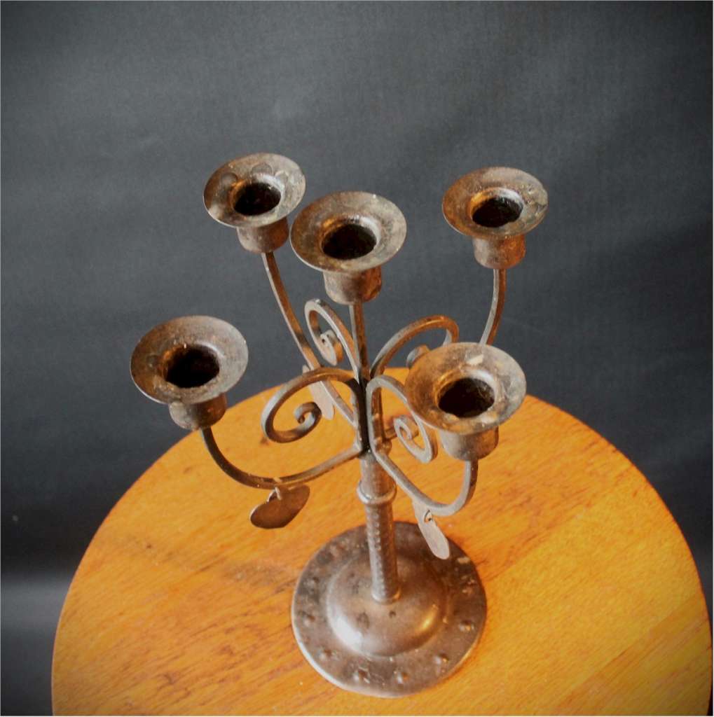  Goberg arts and crafts candelabra