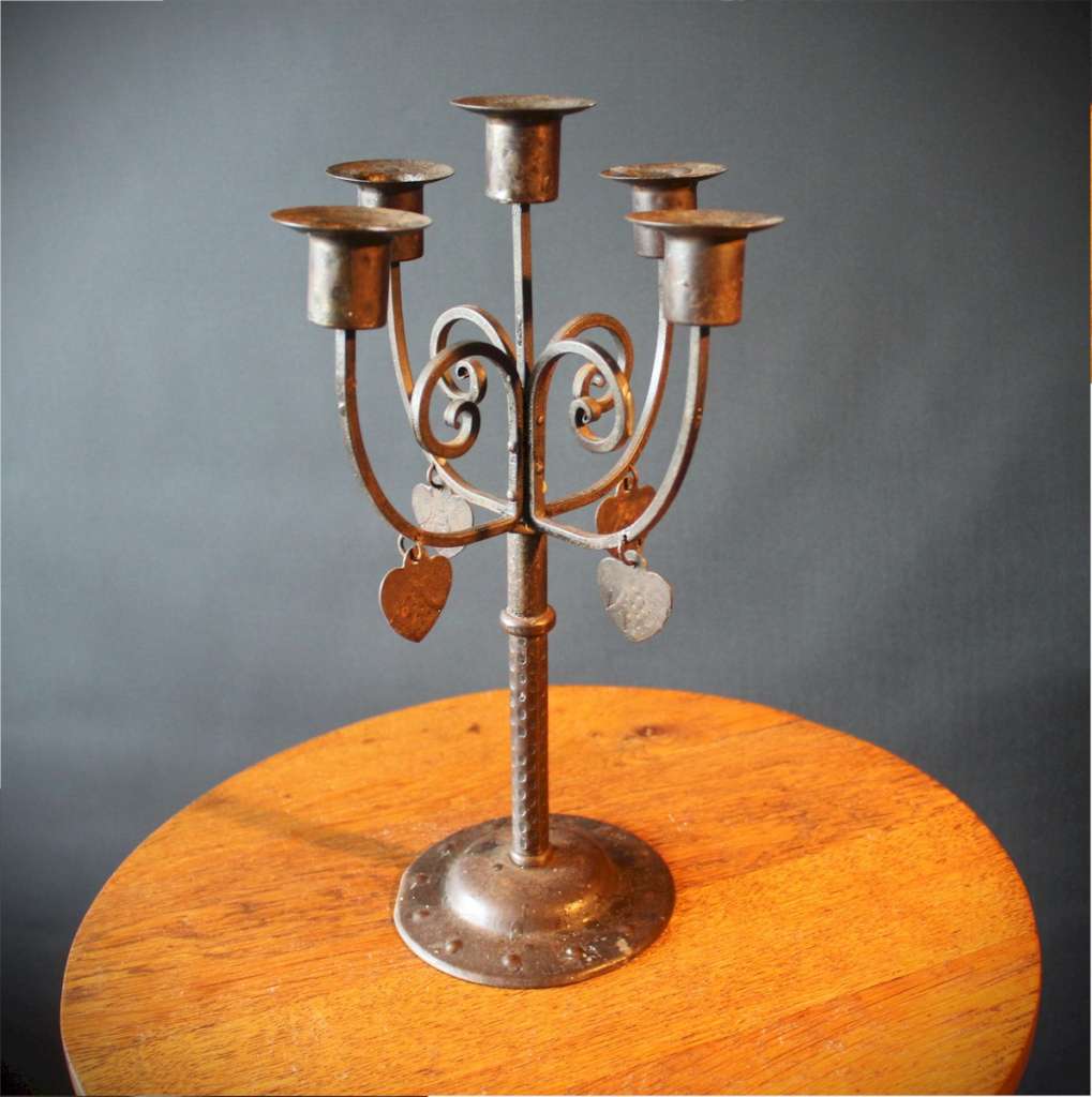  Goberg arts and crafts candelabra