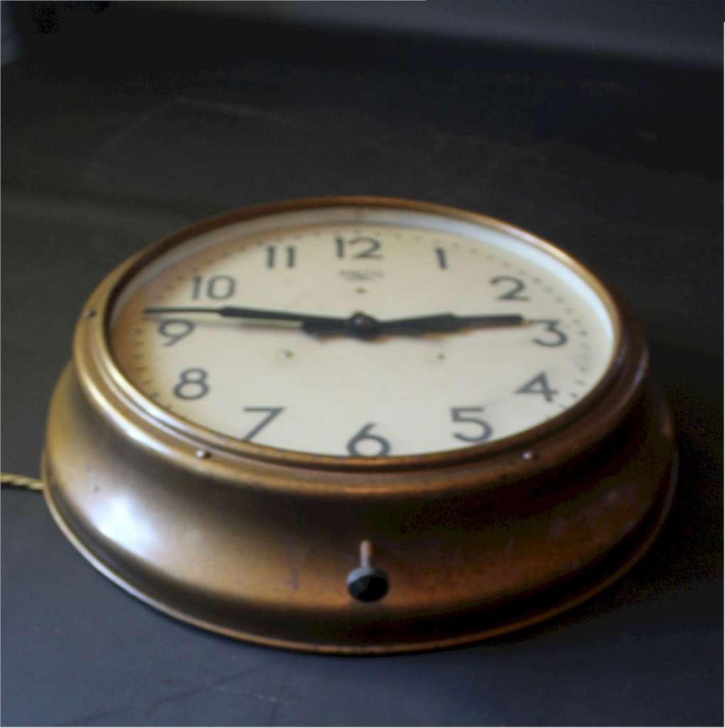 Smiths Sectric metal framed Industrial wall clock,