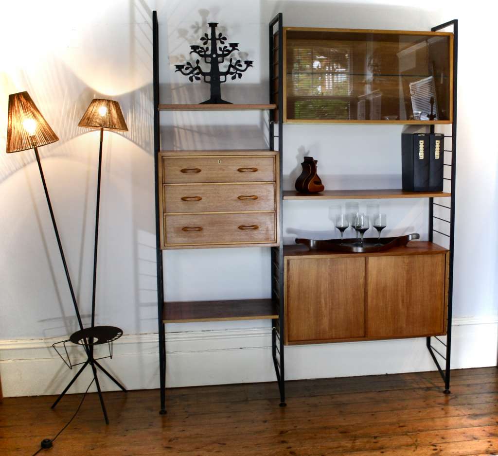 Ladderax Mid Century Shelving System By Staples